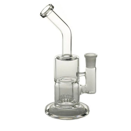 Üveg bubbler bong diffuzórral 18mm