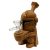 Space Hero barna szilikon bong bubbler kivehető darabokkal 15cm